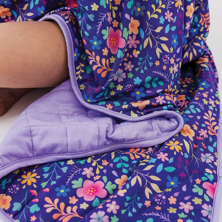 Bam & Stitch - Vente Couverture de lit – enfant et bébé - Plaid Orchid Gardens4