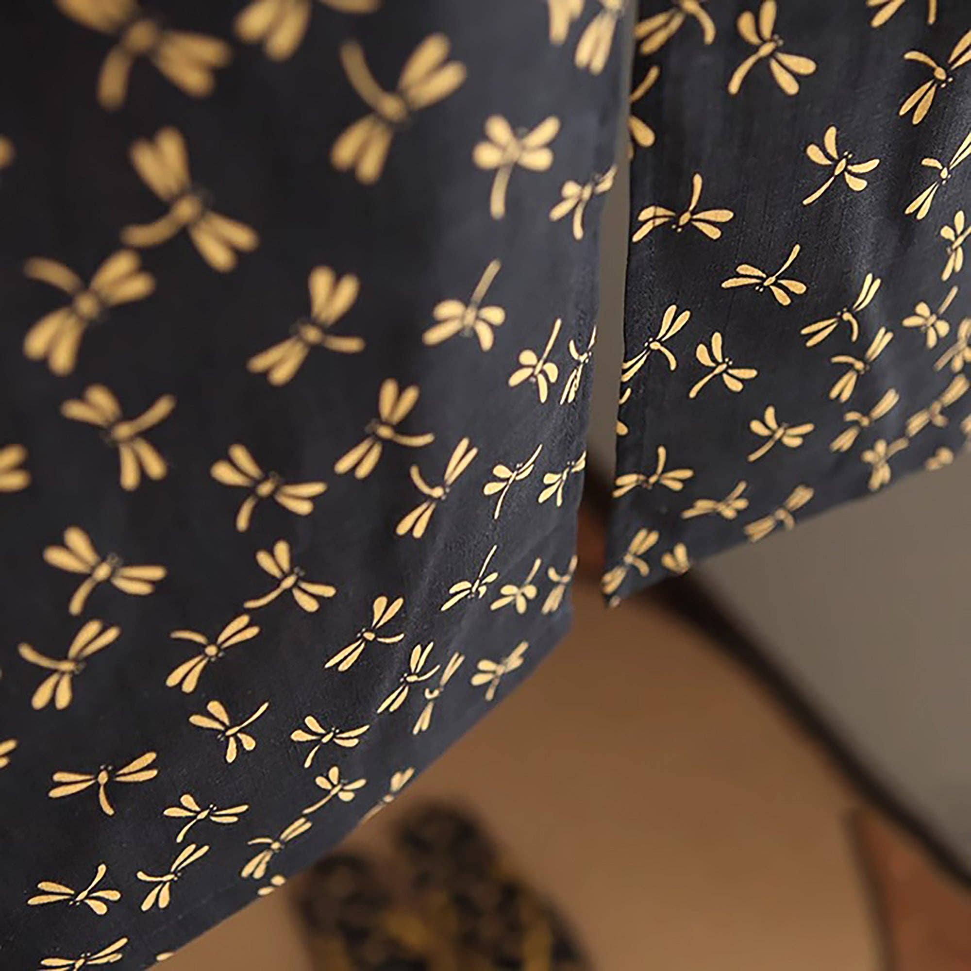 MinoCraft - Wholesale Curtain - Japanese cotton noren with semi-transparent two-panel design5