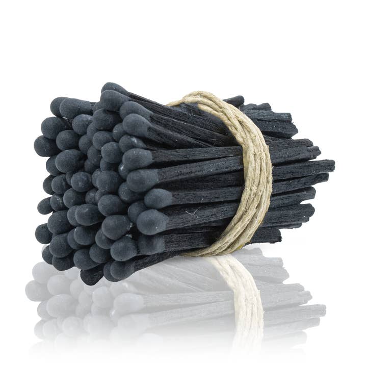 2" Charcoal Tip Matchsticks - Matches, Bulk, Loose 100 pcs for wholesale by Chandler Studio