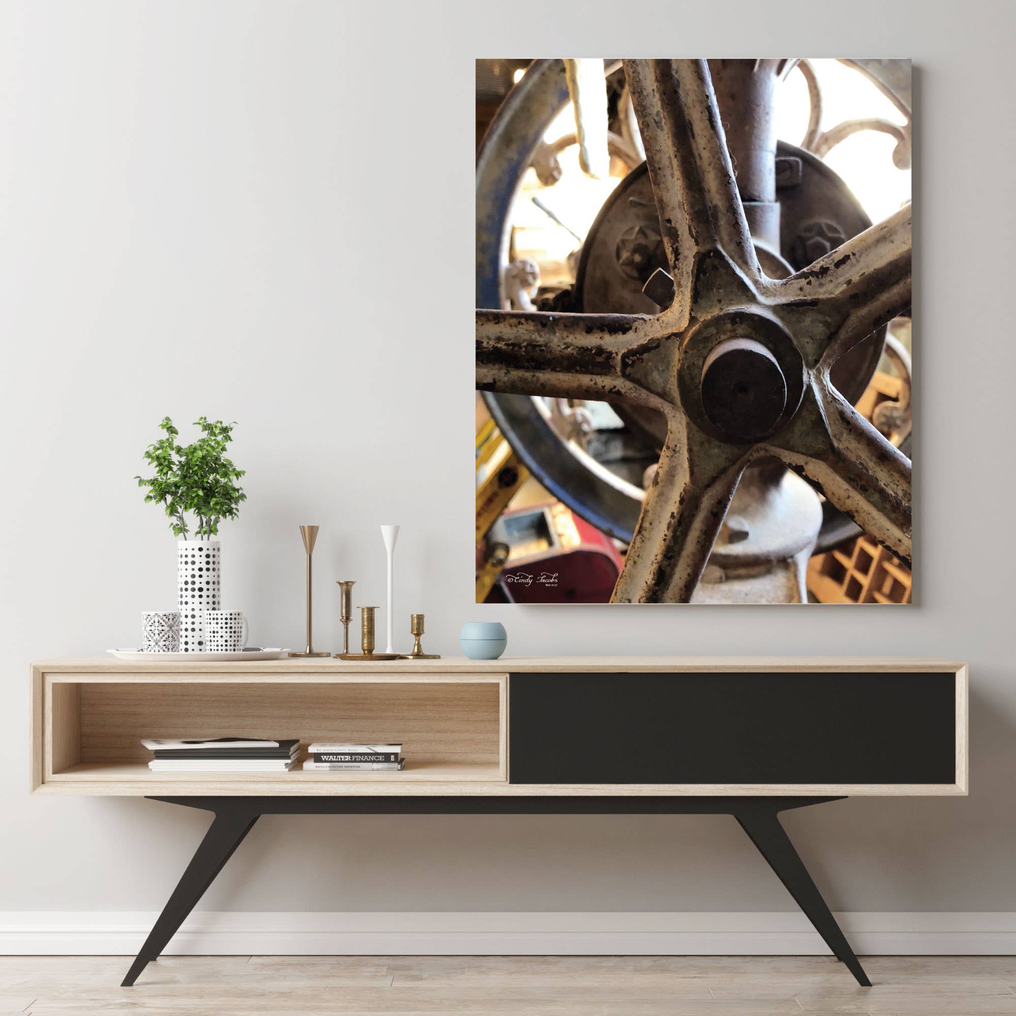 Courtside Market – wholesale Konsttryck – Star Wheel Gallery - Wrapped Canvas väggkonst1