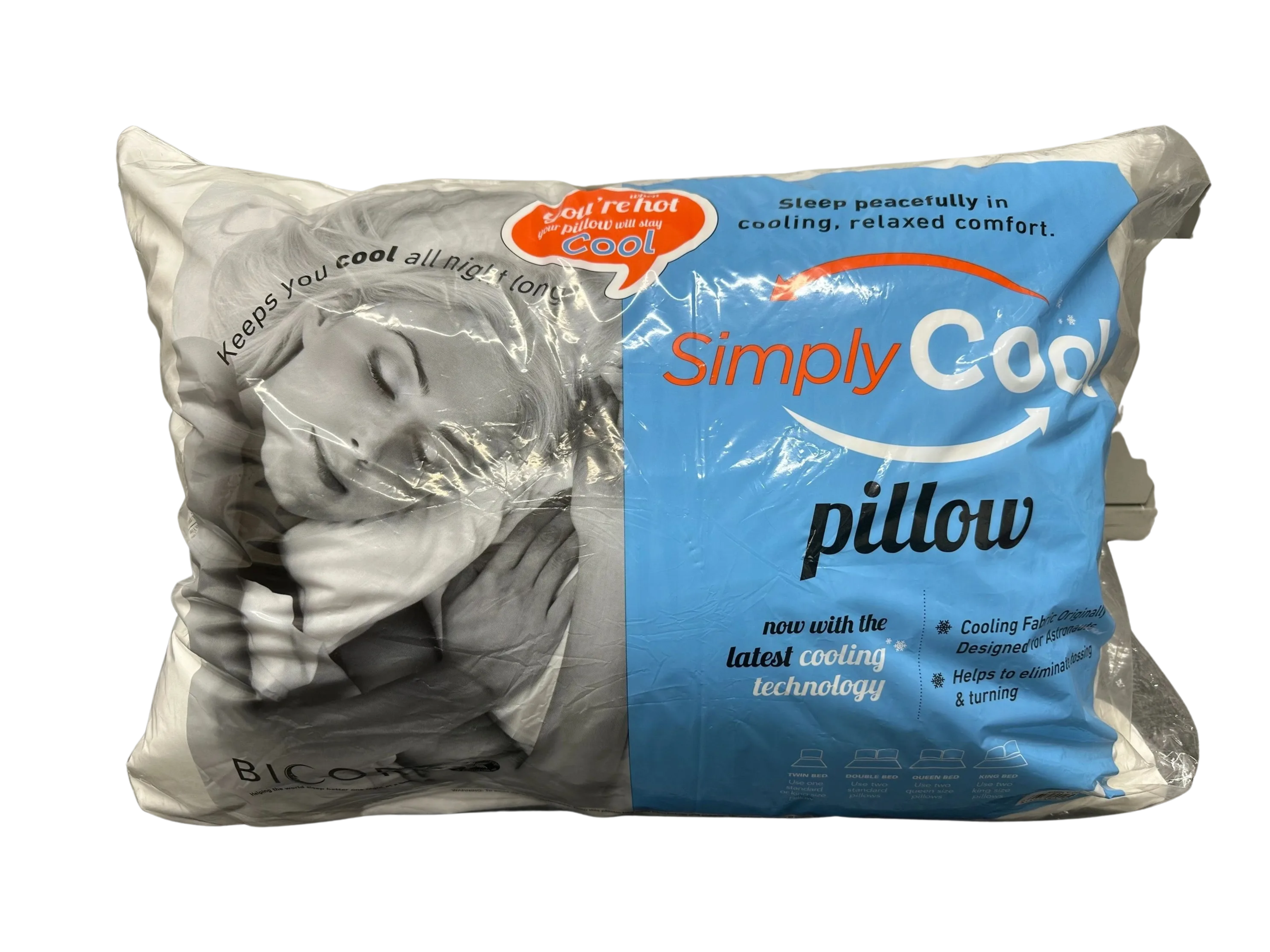 Borden Textile - Wholesale Bedding Pillow - Standard Simply Cool 20 x 26 Pillow Hypoallergenic 190tc3