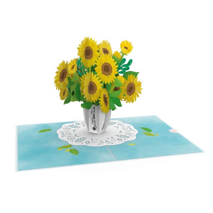 papercrush - Wholesale Everyday Greeting Card - Sunflower pop-up card2
