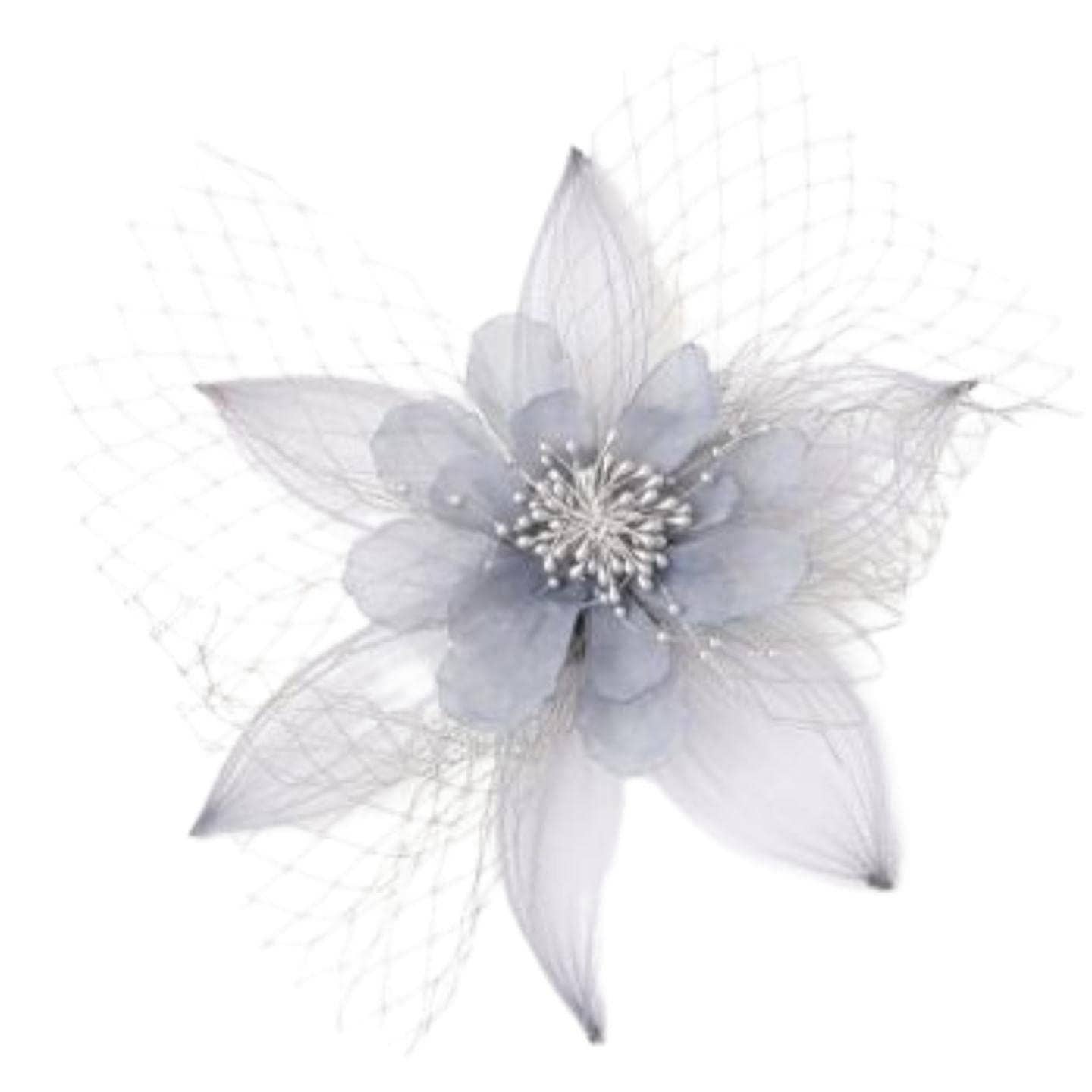 Topkids Accessories - Wholesale Fascinator Hat - Women's - Fascinator Hair Clip Beaded Centre Flower Hair Clip Fascinators Wedding Hair Clips Royal Ascot Fascinator On Clip & Pin For Women, Ladies, Girls2
