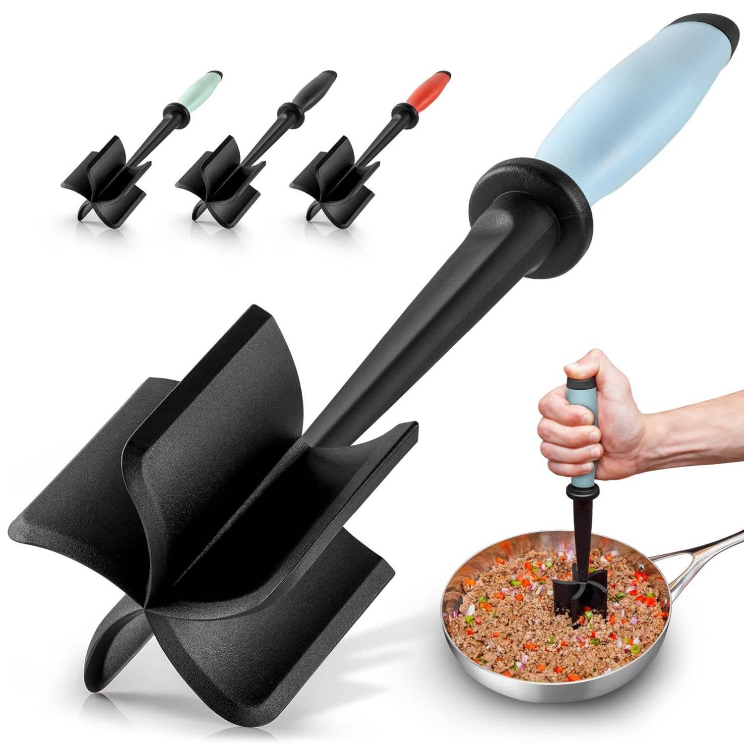 Zulay Kitchen - Wholesale Kitchen Tool/Gadget - Premium Ground Meat Chopper Tool17