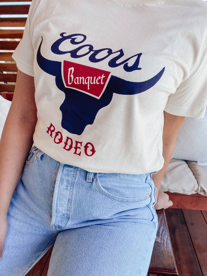 Rancho515 - Wholesale Screen Printed T-Shirt - Women's - Coors Western T-Shirt