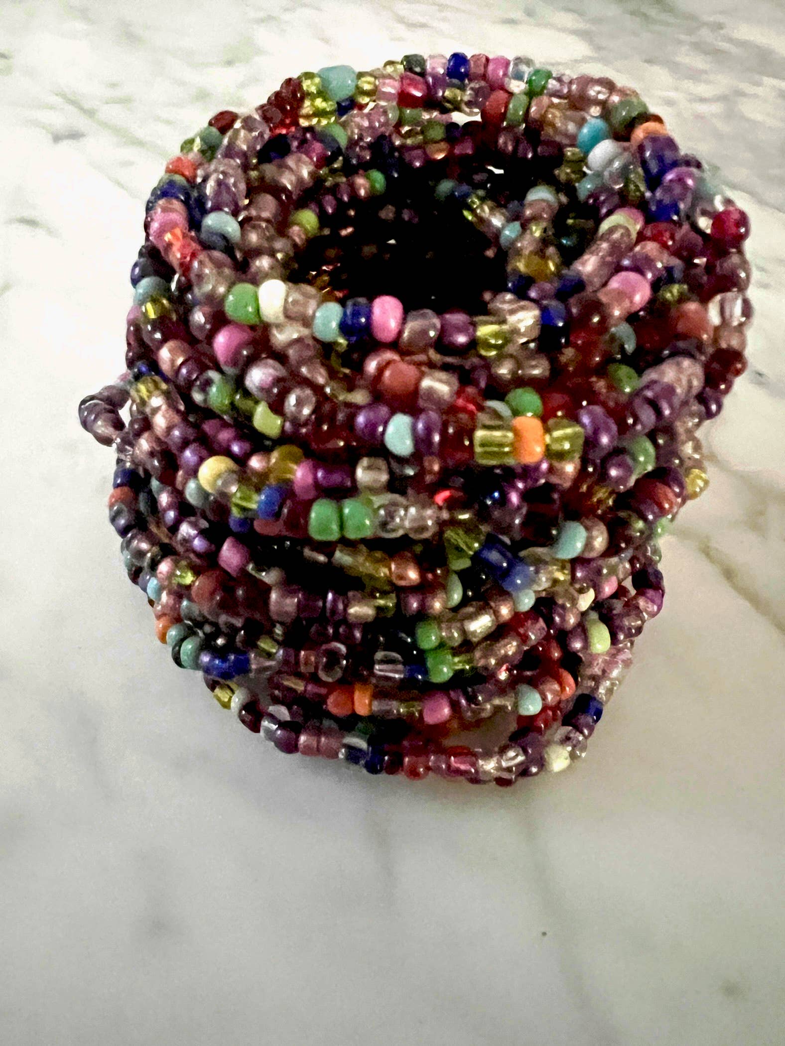 Erik & Mike - Wholesale Beaded Bracelet - Beaded bracelets 50 pcs  metallic multi $.60  each0