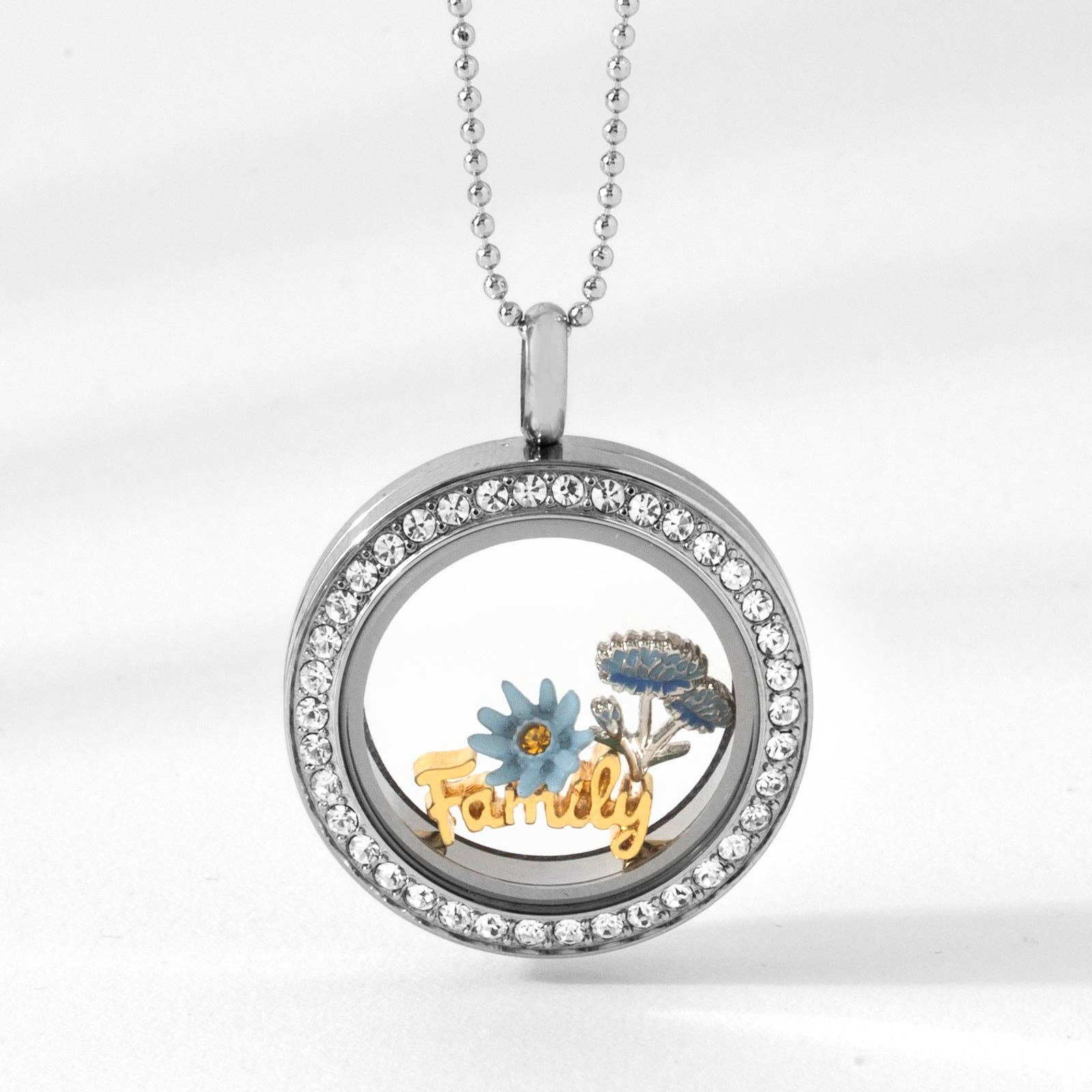 Origami Owl - Wholesale Locket Necklace - Blooming Family Living Locket Gift Set0