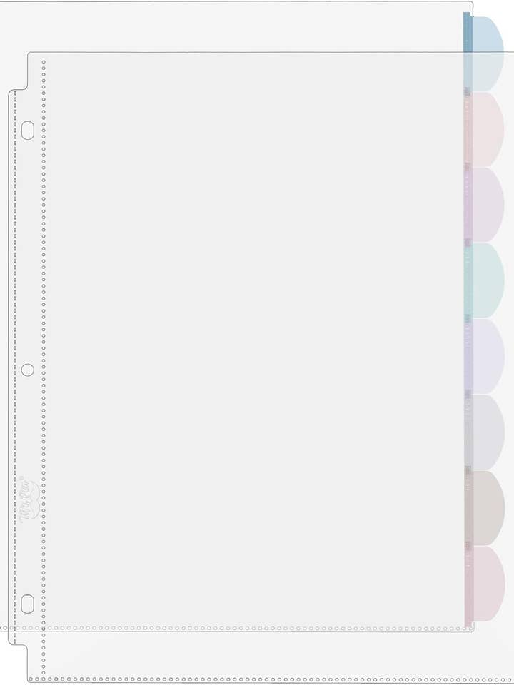 Mr. Pen Clear Sheet Protectors with 8 Binder Tabs for wholesale by Mr. Pen