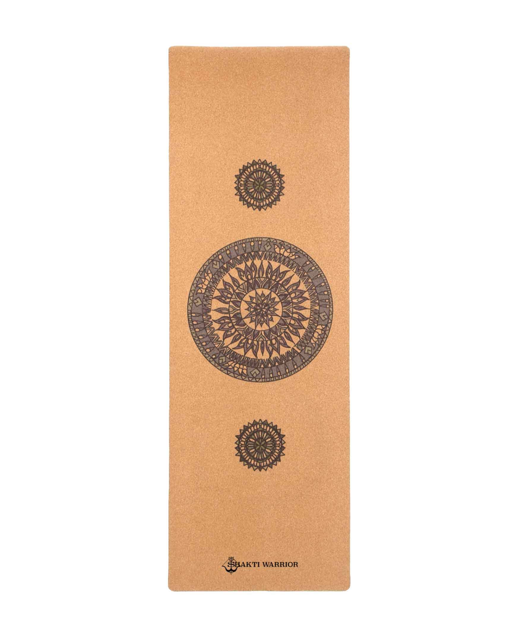 Shakti Warrior - Wholesale Yoga Mat - Mandala Pro Cork Yoga Mat0