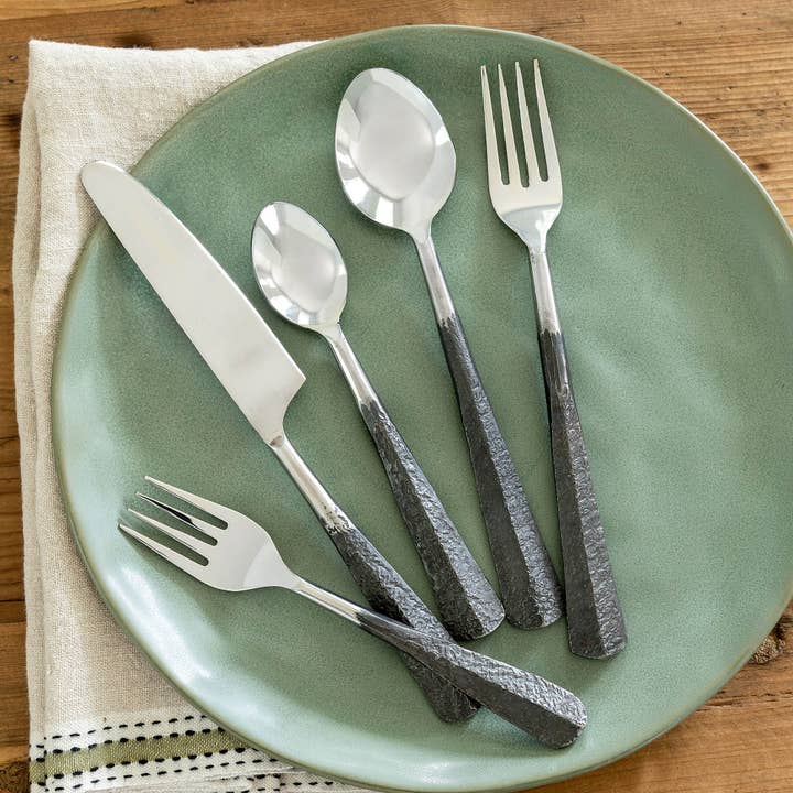 Park Hill Collection - Wholesale Flatware Set - Park Hill Collection Rustic Flatware Set S/5