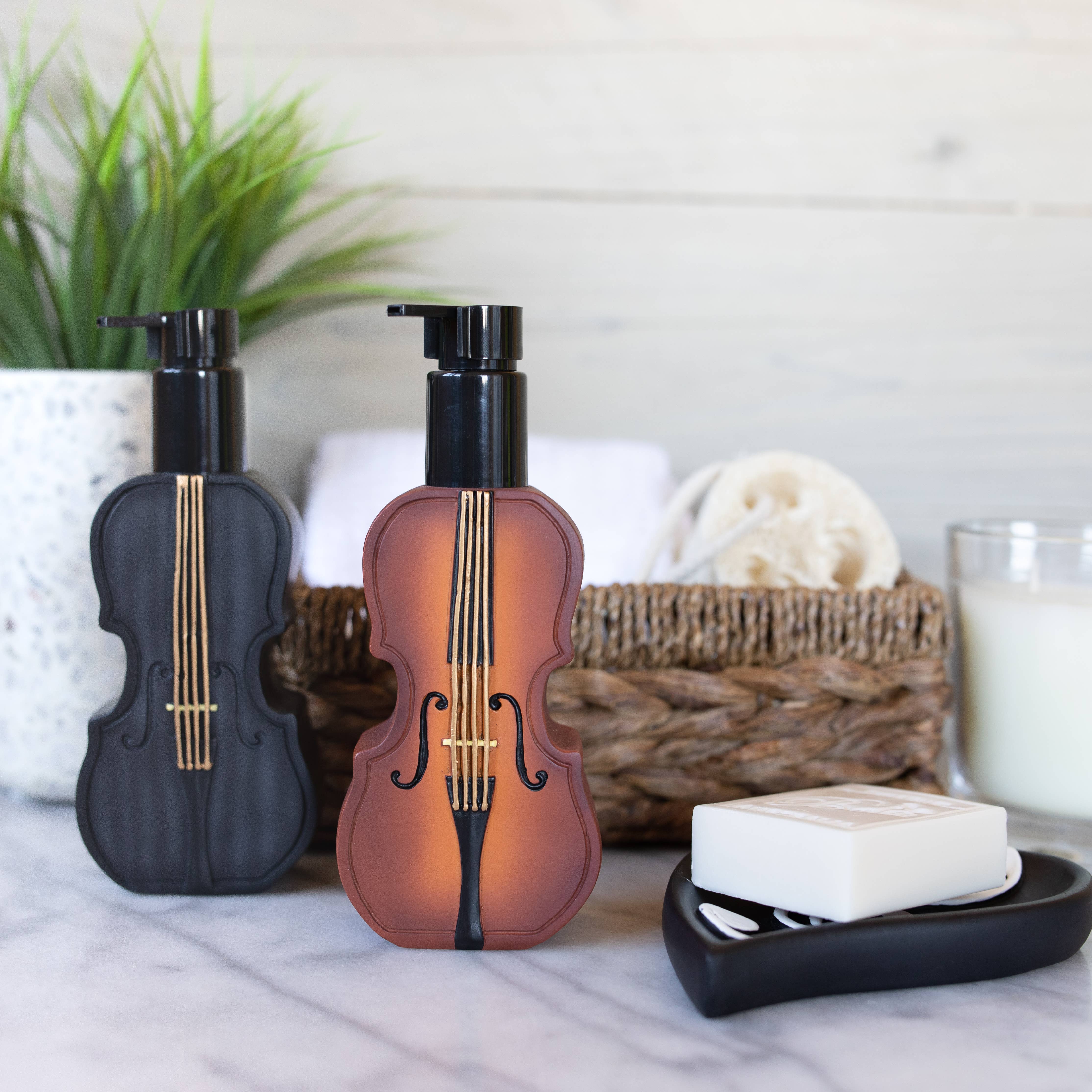 Borders Unlimited - Vendita all'ingrosso Portasaponi da bagno - Portasapone Music Heart1