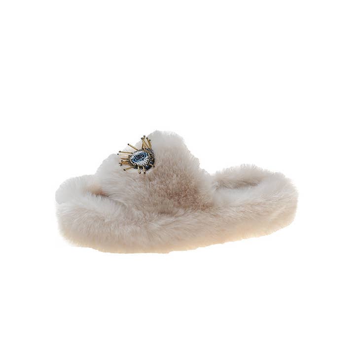 Googly Eyes Platform Slippers Women Non Slip Outdoor M5A299 for wholesale by alberalkirk