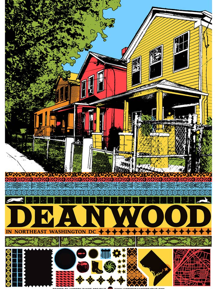 Deanwood DC zeefdruk voor wholesale door Victory Dance Creative