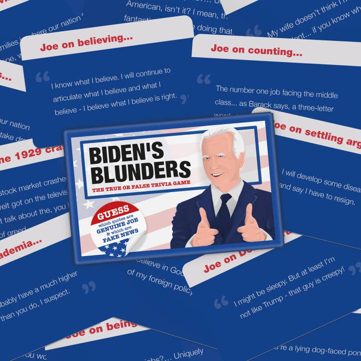 Bubblegum Stuff US - Wholesale Card Game - Biden's Blunders Card Game