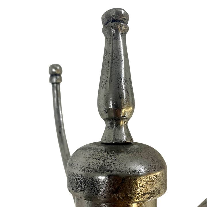 DDecorStore – wholesale Klädhängare – Stor tung nickel Coat Stand på stativ trä Åra bas