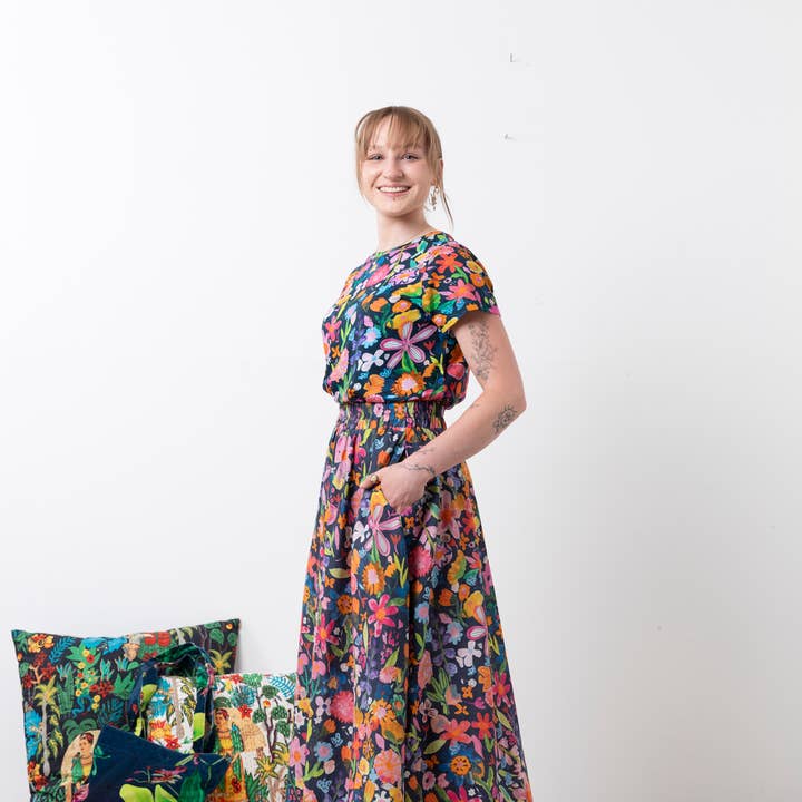 Lola Skirt - Wildflowers for wholesale by Bird & Blossom Design Studio
