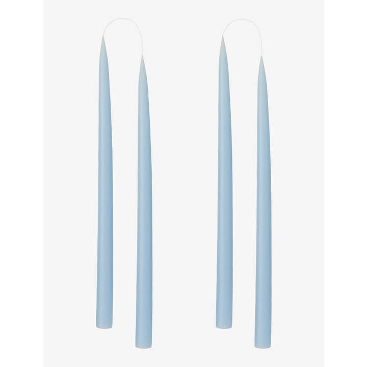 Twilight Collection - Wholesale Tapered Candle/Candlestick - Light Blue Danish Taper Candle | 12 Pack1