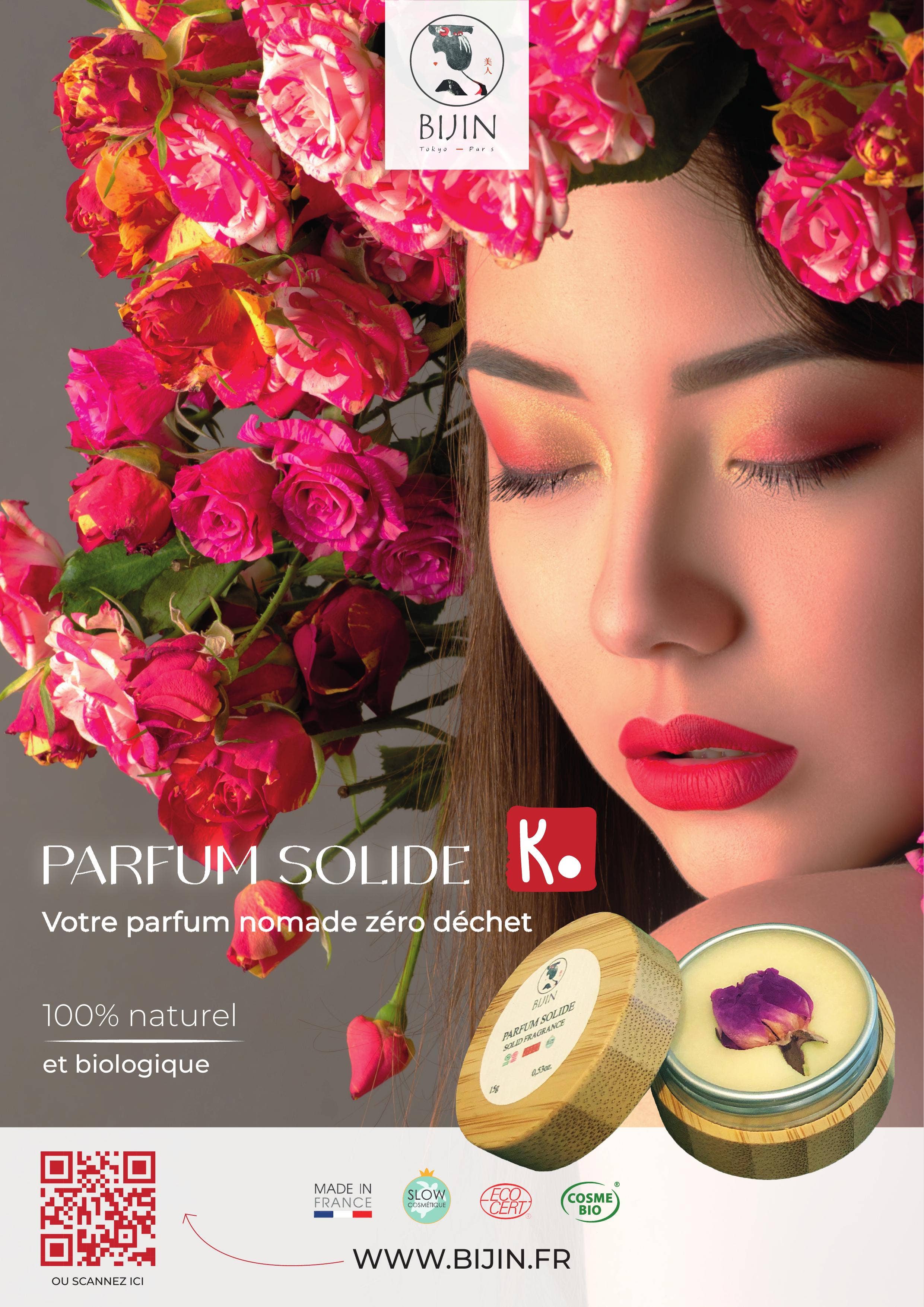 Bijin – Perfume sólido por atacado – Perfume sólido orgânico e natural “Ko”3