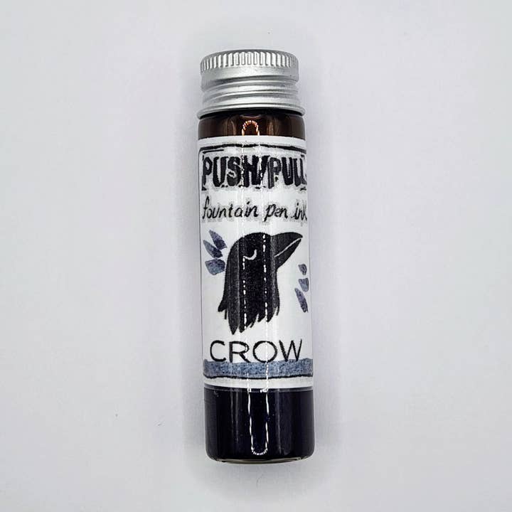 Push/Pull - Wholesale Writing Ink - Fountain Pen Ink - Crow1