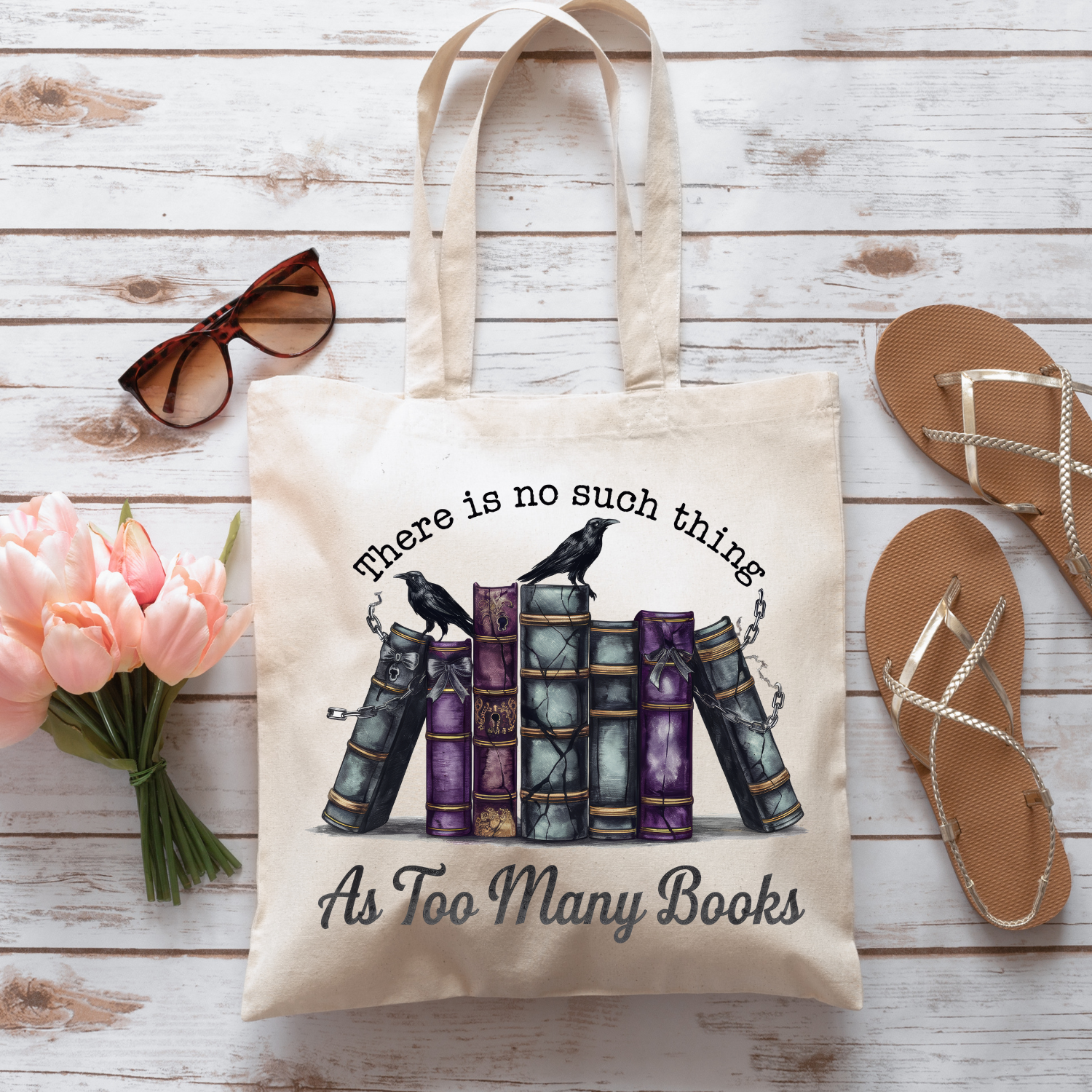 The Gift Genie LLC - Wholesale Tote Bag - Women's - Dark Academia - Tote Bag1