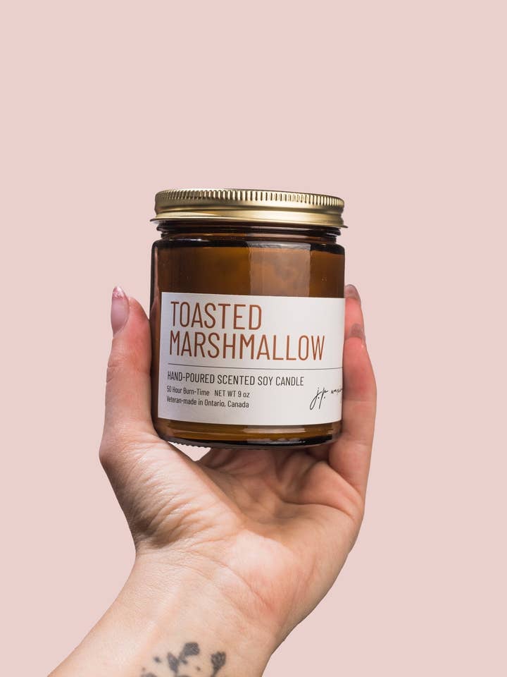 Marshmallow torrado por atacado de J.P. Waxington Candle Company