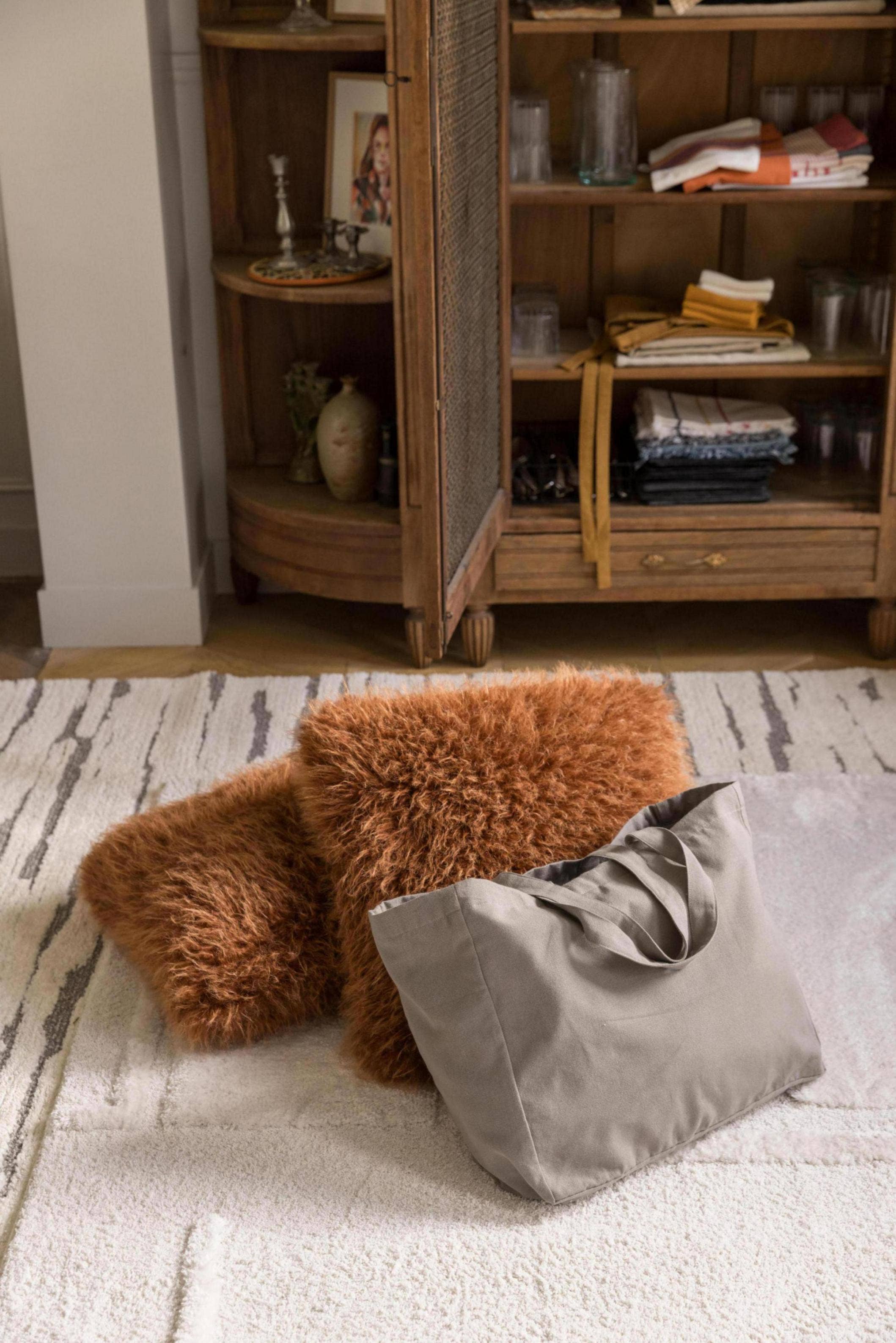 Maison Vivaraise & La Cerise sur le Gâteau - Wholesale Grocery/Shopping Bag - Grace Ombre Recycled Shopping Bag 35 X 40 X 15 Cm1