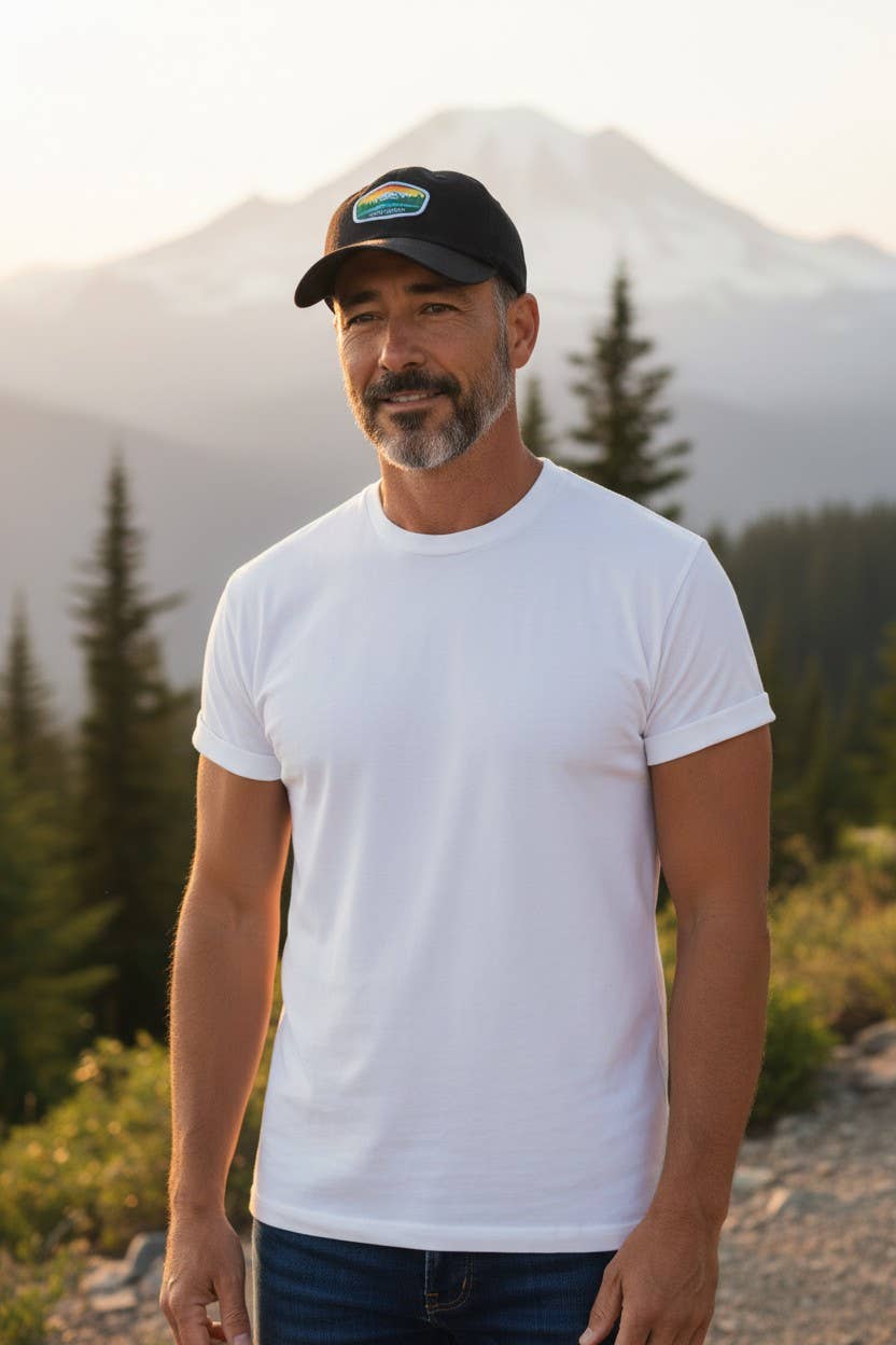 PNW Apparel – wholesale Baseball cap – Unisex – Mount Rainier Hat – National Park Dad Cap15