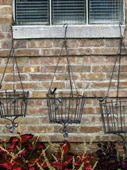 HB3122set-C - Bird & Branch Hanging Basket - set/3 for wholesale by Steel Heart Ltd.
