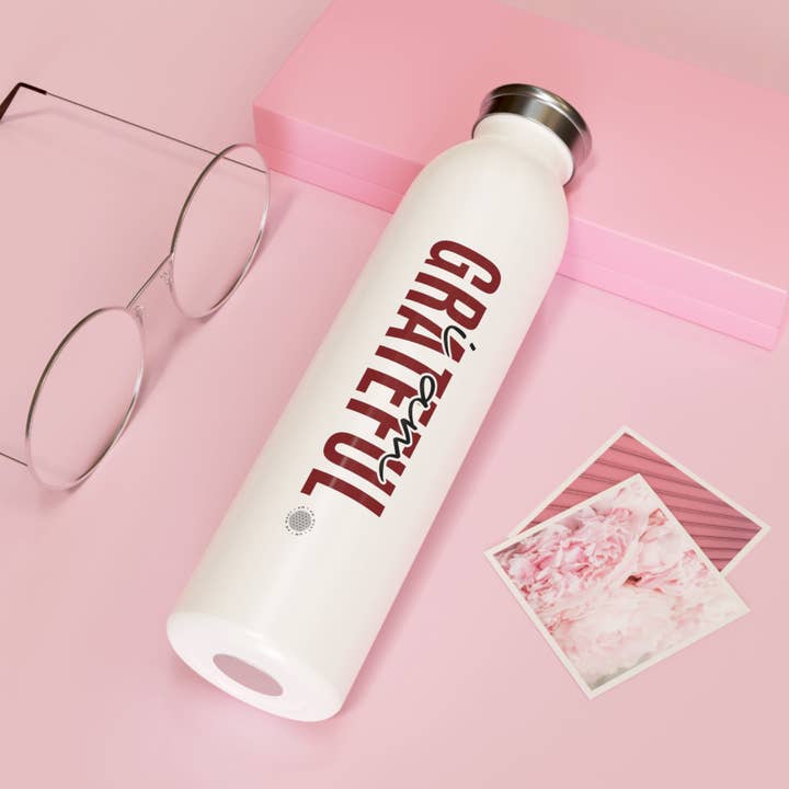 Borraccia Slim Grateful per la vendita all'ingrosso da parte di I Am What I Am Shop