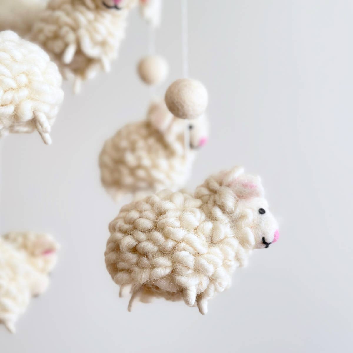 Ganapati - Wholesale Baby mobile - Felt Baby Mobile - Sheep2