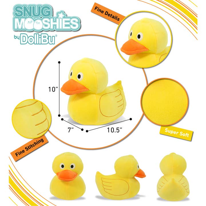 Cota Global - Wholesale Stuffed/Plush Toy - Kids & Baby - SNUG-MOOSHIES PLUSH - DUCK 10"2