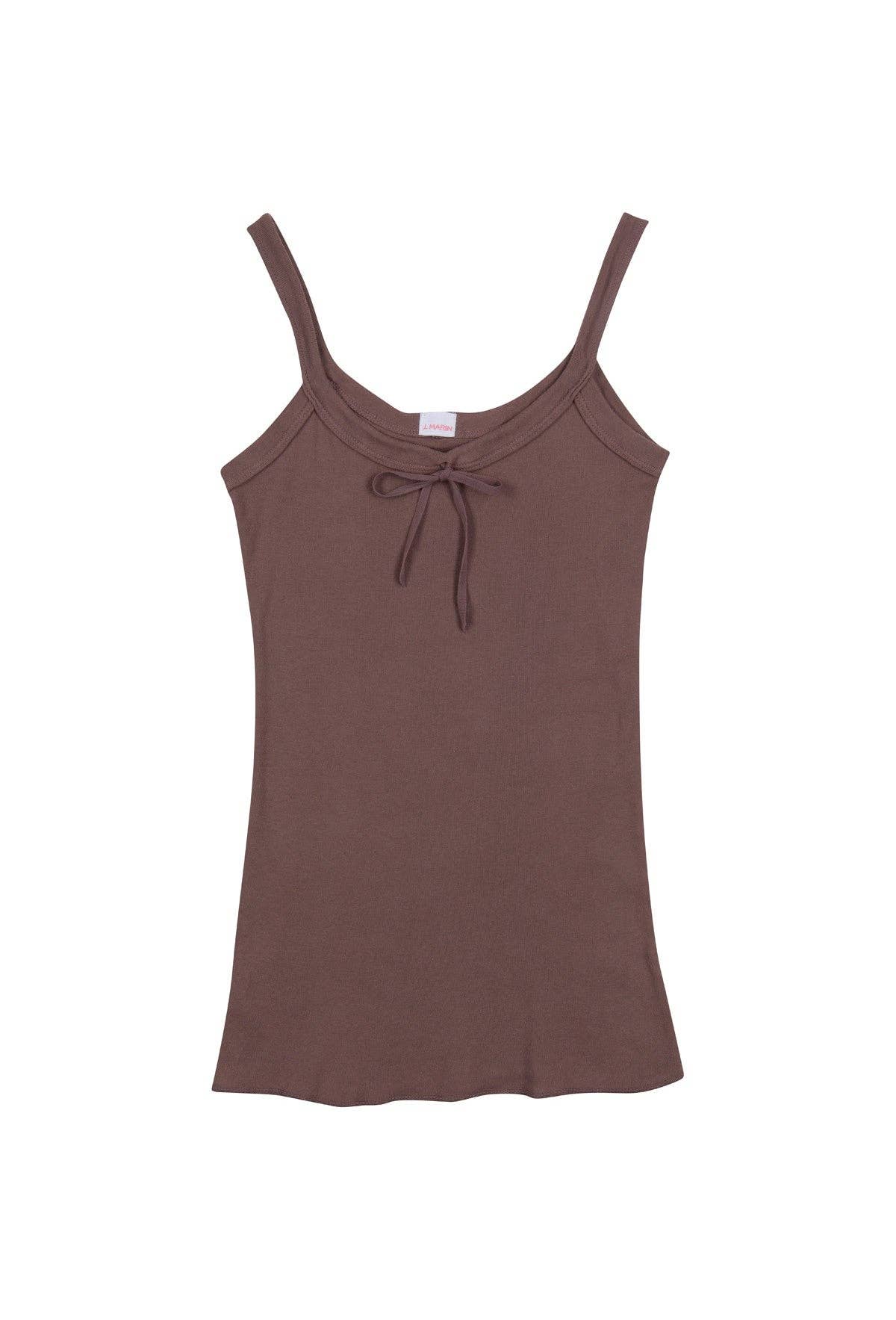 J. Marin Co. - Wholesale Camisole - Women's - The 1930's French Vintage Bow Organic Camisole - Made in L.A0