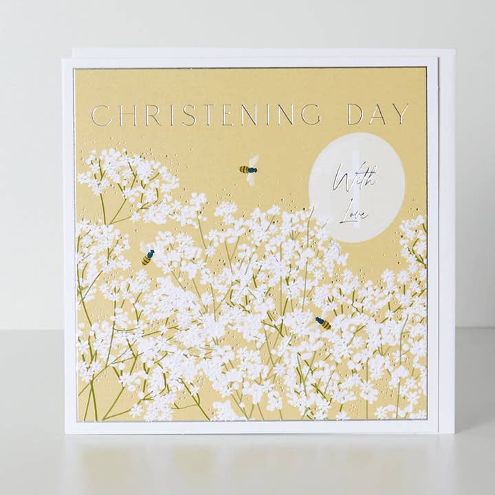 Belly Button Designs – wholesale Baby card – Christening Day With Love