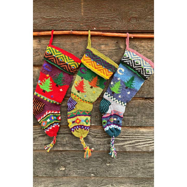 Ganesh Himal Trading - Wholesale Holiday Stocking - Knit Christmas Stocking