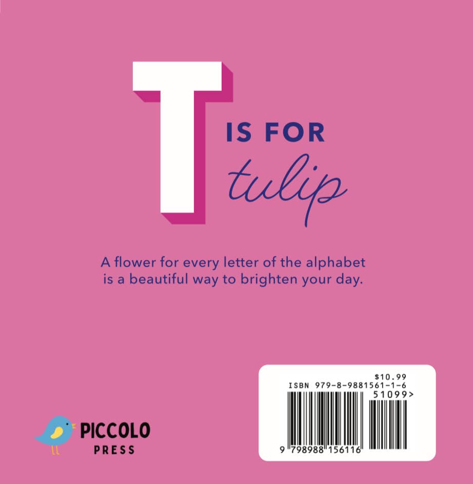 Piccolo Press - Wholesale Preschool Book (3-5) - The Alphabet in Bloom 7