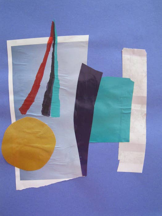 collage blu per la vendita all'ingrosso da parte di Nathalie Chikhi