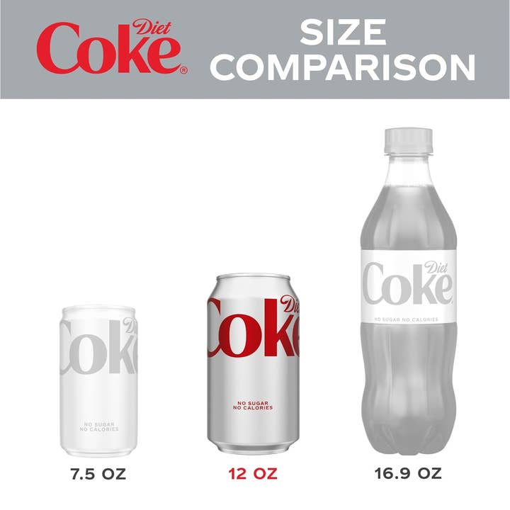 EcoQuality - Wholesale Soda/Carbonated Drink - 12oz Diet Coke Cans Pack of 24 Refreshing No Calorie Soda Drink3