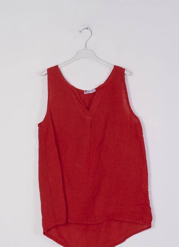 LÉA & LUC - Wholesale Tunic - Women's - 100% Linen Tank Top REF. 3800918