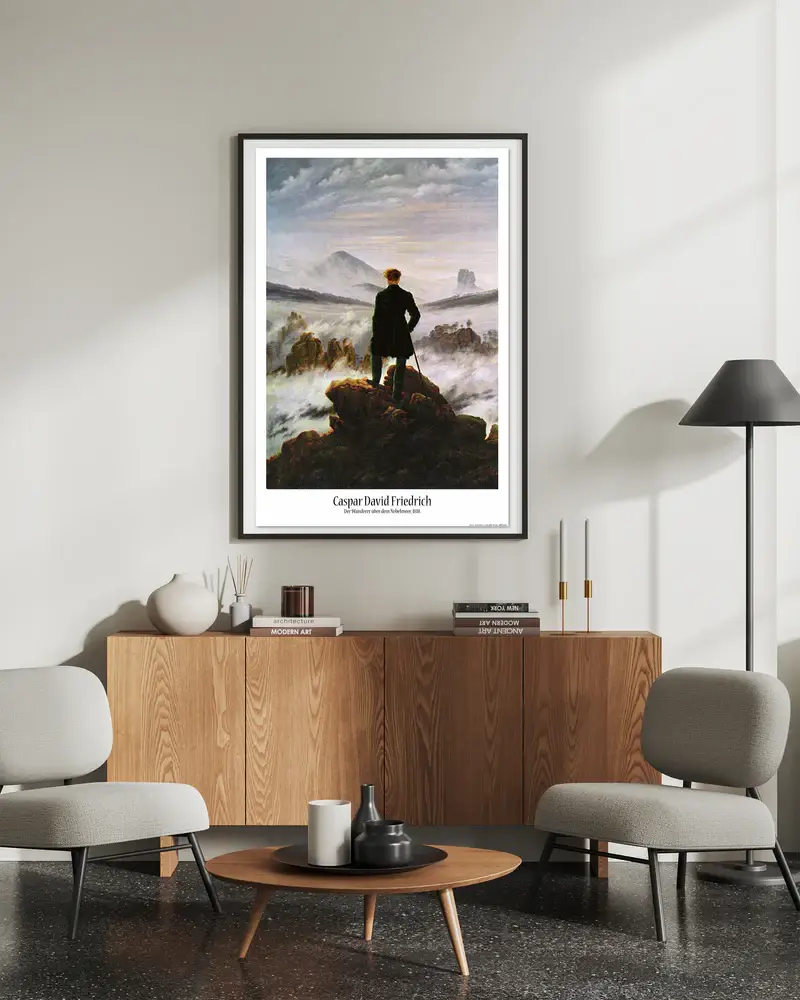 Close Up GmbH - Wholesale Art Print - Caspar David Friedrich: The Wanderer above the Sea of Fog2