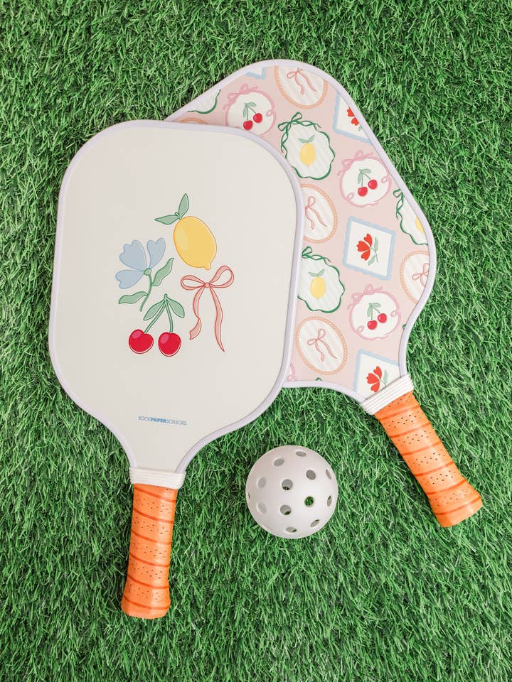 Fruit Cocktail Double-Sided Pickleball Paddle for wholesale by Rock Paper Scissors