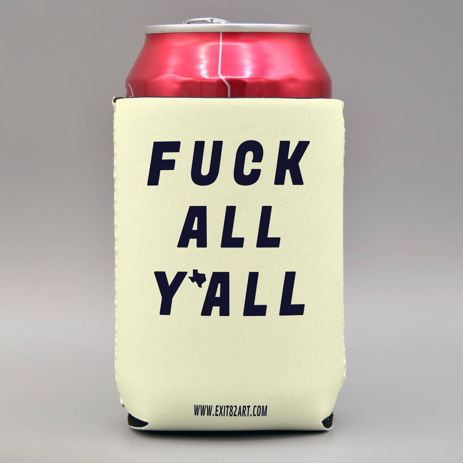 EXIT82ART - Vendita all'ingrosso Rivestimenti per bottiglie e lattine - FANCULO A TUTTI VOI - Coozie per Bevande Pieghevole1