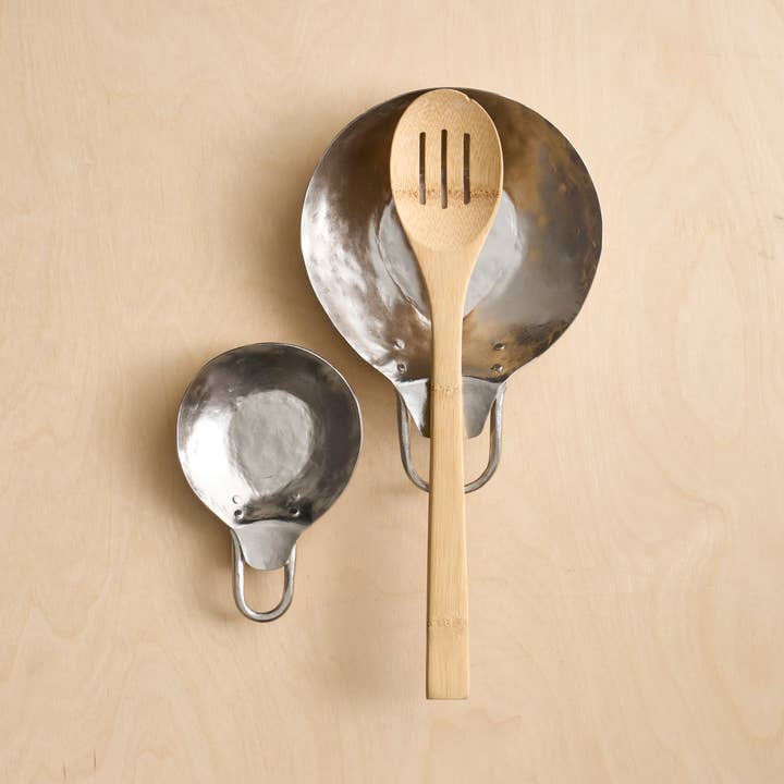 The Collective - Wholesale Spoon rest - Forge Pewter Spoon Rests Assorted - Set of 2