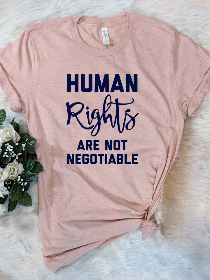 House Of Rodan – Großhandel T-Shirt mit Siebdruck – Unisex – Menschenrechte - Gleichheits-T-Shirt