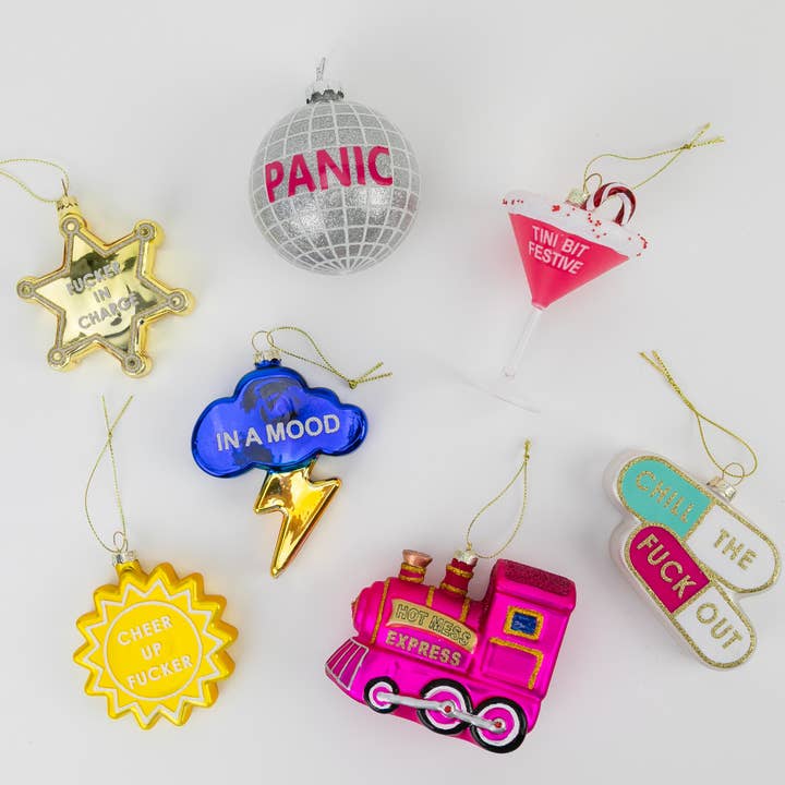 Chez Gagné - Wholesale Ornament - Hot Mess Express - Locomotive Train - Glass Blown Holiday Ornament10