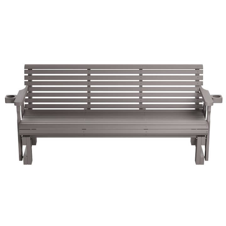 The Porch Swing Company - Wholesale Porch Swing - Amish Casual Heavy Duty Roll Back 6 Foot Treated Porch Glider