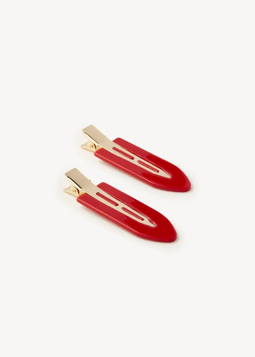 Kōv Essentials - Wholesale Hair Clip - Women's - Creaseless Clips in Cherry