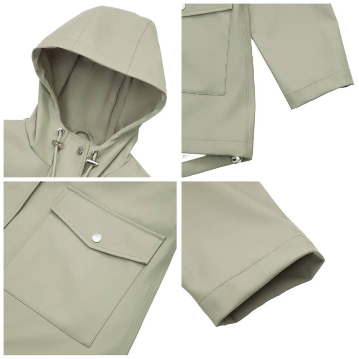 Rokka & Rolla - Wholesale Raincoat - Women's - Women's Waterproof Rain Coats Hooded Jackets33