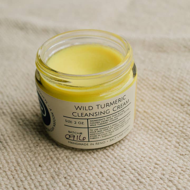Pantry Products - Skin, Body, + Wellness - Wholesale Facial Cleanser - Wild Turmeric Cleansing Balm-Remove dirt + makeup naturally