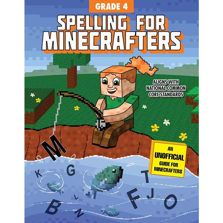 Spelling for Minecrafters: Grade 4 by Sky Pony Press for wholesale by Simon & Schuster