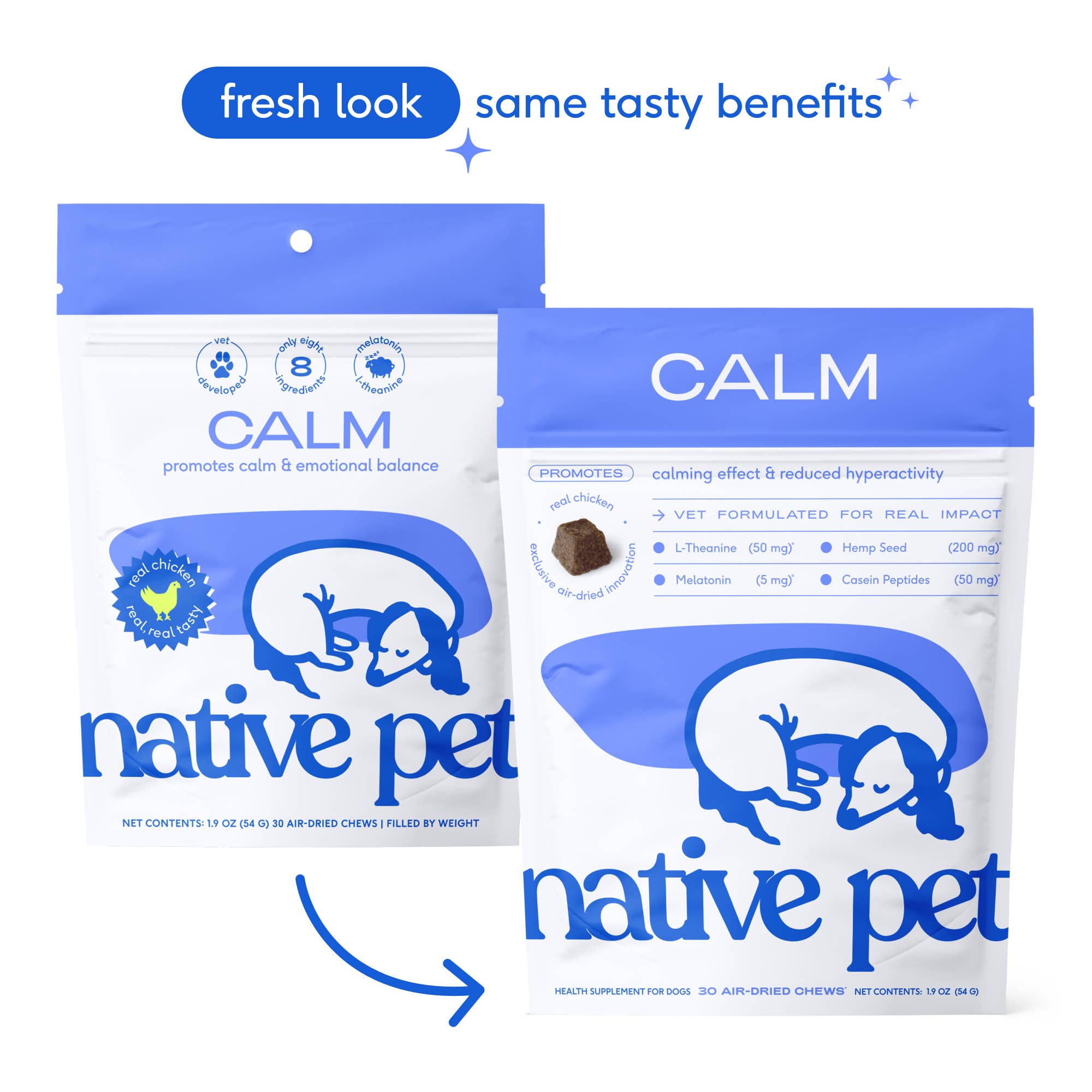 Native Pet - Wholesale Pet Supplement - Dog - Calm Chews Anxiety & Calming Supplement for Dogs1